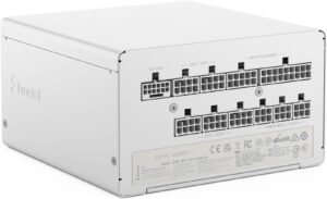 Fractal Ion 3 Full Modular Power Supply, 1000W Power, 80 PLUS Gold Efficiency, ATX12V 3.1, Active PFC, Fluid Dynamic Bearing Fan, 105°C Japanese Capacitors, White