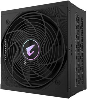 GIGABYTE AORUS ELITE P850W 80+ Platinum Modular PCIe 5.0 Power Supply, Intel Form Factor ATX 12V v3.0, 850W Capacity, 120mm FDB Fan, 60-50 Hz Input Frequency, Black