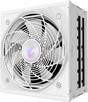 GIGABYTE AORUS ELITE P850W 80+ Platinum Modular PCIe 5.0 Power Supply, Intel Form Factor ATX 12V v3.0, 850W Capacity, 120mm FDB Fan, 60-50 Hz Input Frequency, Ic