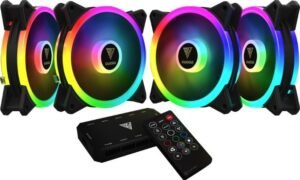 Gamdias Aeolus RGB Case Fan, 4x120mm Fans