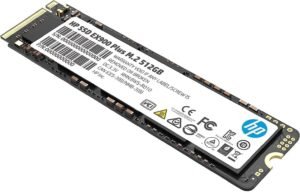 HP EX900 Plus NVMe PCIe M.2 Interface SSD, 512GB Capacity, Read Speed up to 3300 MB/s, Write Speed up to 2700 MB/s, PCIe GEN 3 x4, 8 Gb/s, 3D NAND Flash