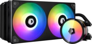 ID-Cooling IceFlow 240 ARGB CLR-0080, 250W, Tube Length 400mm, Pump Speed 6500+/-10%RPM, Fan Speed 900～2000RPM, Max. Air Flow 56.5CFM( x2) CPU Water Cooler