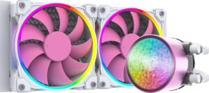 ID-Cooling PinkFlow 240XT ARGB Diamond Love liquid Cooler - Pink