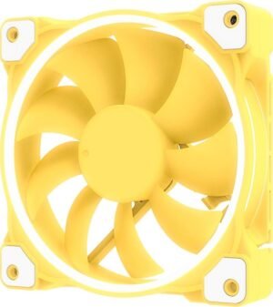 ID-Cooling ZF-12025 120MM Case Fan - Lemon Yellow | CASEFAN-055 L-YELLOW