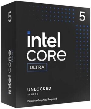 Intel Core Ultra 5 245KF 4.2 GHz LGA 1851 Processor, 14-Cores & 14-Threads, 26 MB Cache, 5.2 GHz Max Turbo Frequency, Dual Channel DDR5 Memory, 192GB Max Memory Size