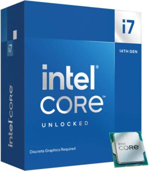 Intel Core i7-14700KF 3.4 GHz 20-Core LGA 1700 14th Gen Processor, 20 Cores & 28 Threads, 30MB Cache Memory, 5.6GHz MaxTurbo Boost, Dual-Channel DDR5-5600 / 192GB Max Memory
