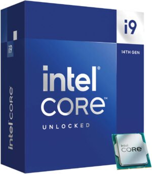 Intel Core i9-14900K 3.2 GHz 24-Core LGA 1700 14th Gen Processor, 24 Cores & 32 Threads, 36MB Cache Memory, 6GHz MaxTurbo Boost, Intel UHD Graphics 770, 2CH DDR5 / 192GB Max