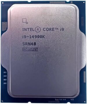 Intel Core i9 14900K 3.2GHz 24-Core LGA 1700 14th Gen Processor, 32 Threads, 36MB Cache Memory, 6GHz Max Turbo Frequency, Intel UHD Graphics 770, 2CH DDR5-5600 / 192GB Max