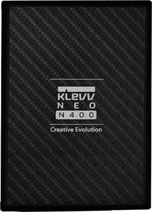 Klevv Neo N400 240GB NAND 2.5'' Internal Solid State Drive, SATA Revision 3.2 6Gb/s, Up to 500MB/s Sequential Read, 100 TBW, Black