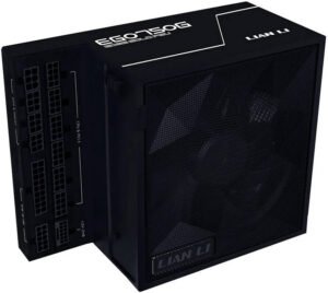 Lian-Li EDGE GOLD Fully Modular Power Supply, 750W Power, 80 PLUS Gold Efficiency, 120mm FDB Fan Type, Active PFC, ATX 3.1 Form Factor, 2000 RPM Fan Speed, Black