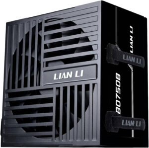 Lian Li RB Series 750W 80 PLUS Bronze ATX 3.1 Power Supply, Non Modular PSU with 135mm HYB Fan, Black