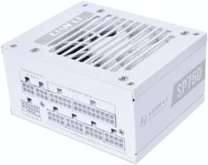 Lian-Li SP750 V2 Gold Fully Modular SFX Power Supply, 750W Power, 80 PLUS Gold Efficiency, ATX 3.1 & PCIe 5.0 Ready, Japanese Electrolytic Capacitors, 92mm FDB Fan, White