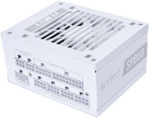 Lian-Li SP850 V2 Gold Fully Modular SFX Power Supply, 750W Power, 80 PLUS Gold Efficiency, ATX 3.1 & PCIe 5.0 Ready, Japanese Electrolytic Capacitors, 92mm FDB Fan, White