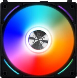 Lian Li UNI FAN AL120 Digital Addressable RGB 120 Fan, Single Pack, Black