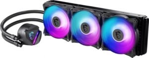 MSI MAG Core Liquid 360R CPU Cooler, ARGB Lighting, 4200 RPM Pump Speed, 2000 RPM Fam Speed