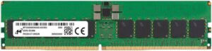 Micron DDR5 RDIMM Server Memory, 128GB Capacity, 6400MHz Memory Speed, CL52 CAS Latency, ECC, 288-Pin, 1.1 Voltage