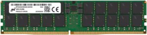 Micron DDR5 RDIMM Server Memory, 96GB Capacity, 6400 MHz Memory Speed, CL52 CAS Latency, 1.1 Voltage, ECC Module