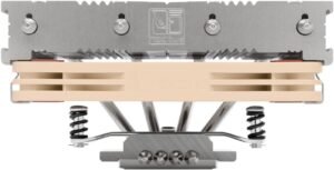 Noctua NH-L12S CPU Cooler, Low profile & High-clearance Modes Compatible, Copper Base & Heat Pipes, SecuFirm2 Mounting System, 1850 RPM Fan Speed, 94.2 CFM Airflow, Silver/Brown