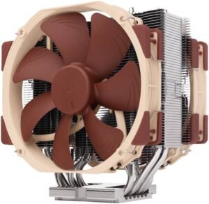 Noctua NH-U14S DX-4677 CPU Cooler, Intel Xeon LGA4677 Socket, 2x NF-A15 PWM Premium Fan, 1500 RPM Fan Speed, 82.51 CFM Airflow, SSO2 Bearing Type