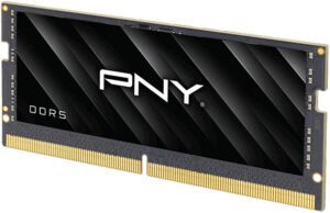PNY Performance DDR5 Laptop Memory, 32GB Capacity, 5600MHz Speed, CL46 CAS Latency, 1.1 Voltage, On-Die ECC