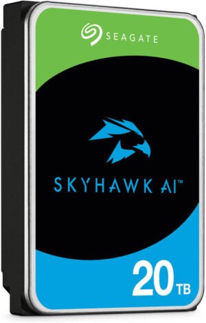 Seagate 20TB SkyHawk AI 7200 rpm SATA III 3.5" Internal Surveillance HDD