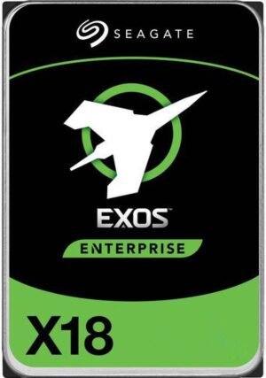 Seagate Exos X18 12 Gb/s SAS 3.5" Internal Hard Drive, 18TB Capacity, 7200 RPM Spindle Speed, 256MB Cache, 2,500,000 Hours MTBF, 270 MB/s 258 MiB/s Transfer Rate