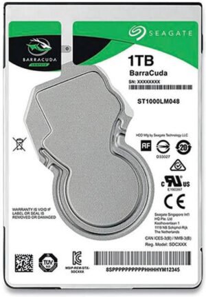 Seagate Sata III Barra Cuda Internal Hard Drive, 5400 RPM Disk Speed, Data Transfer Rate Up to 140 MB/s