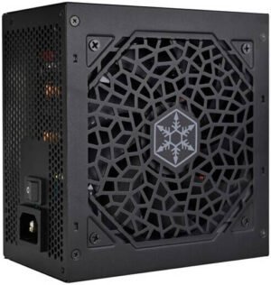SilverStone Strider 750 EF Non-Modular Power Supply, 80 Plus Efficiency, Active PFC, 120mm Silent Fan, ATX (PS2) Form, 18 dBA Noise Level, 100,000 Hours MTBF, Black