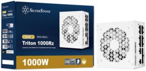 SilverStone Triton 1000Rz Full Modular Power Supply, 1000W Power, Cybenetics Gold, Single 120mm FDB Fan, Active PFC, Japanese Electrolytic Capacitors, ATX Form Factor, White