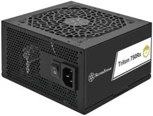 Silverstone Triton 750Rx Non Modular Power Supply, 750W Power, Cybenetics Gold Efficiency, Active PFC, Japanese Electrolytic Capacitors, 120mm ICB Bearing Fan, Black