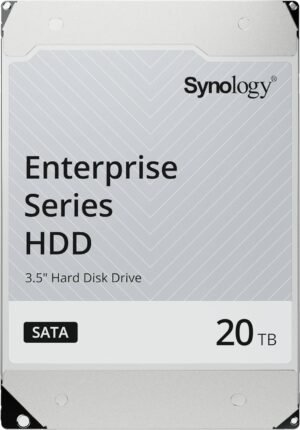 Synology HAT5310 20TB SATA III 3.5" Internal Enterprise HDD, 7200 RPM Speed, 512MB Cache, Up to 268 MB/s Sustained Transfer Rate, 2.5 Million Hours MTTF