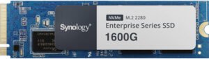 Synology SNV5420 NVMe PCIe 3.0 M.2 Internal SSD, 1.6TB Capacity, 3000MB/s Sequential Read & 1000MB/s Sequential Write, M.2 2280 Form Factor, NVMe PCIe 3.0 x4 Interface