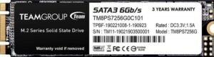 TEAMGROUP MS30 512GB SATA Rev. 3.0 (6Gb/s), M.2 Solid State Drive (Read/Write Speed up to 550/480 MB/s)