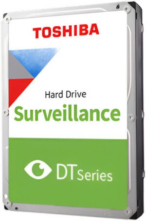 Toshiba DT02 V Series 2TB Surveillance Hard Drive, 3.5" SATA 7200RPM Internal HDD for CCTV DVR NVR