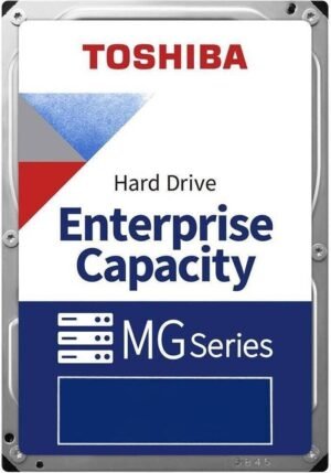 Toshiba MG09ACA Series 16TB SATA 3.5" Enterprise HDD, 7200 RPM Speed, 512 MB Buffer Size, SATA 6Gb/s Interface, 4.16 W (Id