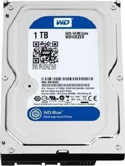 Western Digital 1TB Blue SATA 6 Gb/s 7200 RPM 64MB Cache 3.5 Inch Desktop Hard Drive