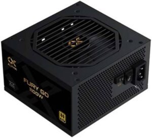 Xigmatek Fury GD 1100W Fully Modular Power Supply, 80 Plus Gold, 12cm FDB Fan, LLC D2D & APFC, ATX 3.0 Factor, Japanese Capacitor, Support PCI-E Gen 5, UK Cord, Black