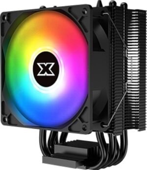 Xigmatek WindPower 964 RGB Tower CPU Cooler, 92mm Fan Diameter, 135 mm Cooler Height, 800/1800 rpm Rotation Speed, Reinforced Plastic Backplate, Black