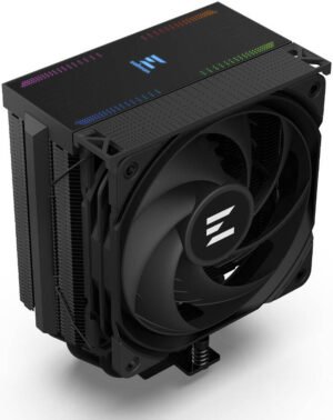 Zalman CNPS13X CPU Cooler, 2000 RPM Fan Speed, 69.12 CFM Fan Airflow, Hydro Bearing Type, Pure Copper, Pure Aluminum, ABS Materials, Black