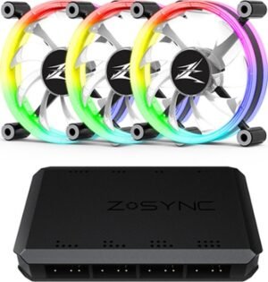 Zalman LF120A3 120MM RGB Ring LED Case Fan-3 Packs