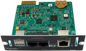 APC UPS Network Management Card 3 with Environmental Monitoring, EN 55022 Class A / ICES-003 Standards, 2x USB Port, RJ45 Universal I/O, 10/100/1000 Base-T Connector