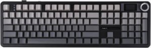 AULA F108 PRO Wireless Mechanical Keyboard with Screen & Knob, Full Size Keyboard with 8000mAh Battery, Side Printed PBT Keycaps, RGB Backlit Hot Swappable