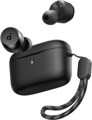 Anker Soundcore A20i True Wireless Earbuds, Bluetooth 5.3, App, Customized Sound, 28H Long Playtime, 2 Mics for AI Clear Calls, Single Earbud Mode, Black
