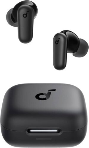 Anker Soundcore R50i NC Earbuds, Strong and Smart Noise Cancelling, Powerful Bass, 45H Playtime, 2-in-1 Case and Phone Stand, IP54, Wireless Earbuds, Bluetooth 5.4, Black