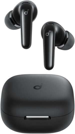 Anker Soundcore R60i NC True Wireless Earbud, 11mm Dynamic Drivers, Adaptive Noise Cancellation, Real-Time Language Translation, Up to 50 Hours Playtime, IP55 Water & Dust Resistance, Black