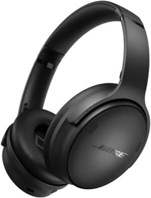 Bose QuietComfort Wireless Bluetooth Over-Ear Headphones, Hybrid Noise Canceling, Up to 24-Hour Playback, Adjustable EQ, Bose SimpleSync and Spotify Tap Support, Black