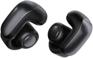 Bose Ultra Open Earbuds with OpenAudio Technology, Open Ear Wireless Earbuds, Bluetooth v5.3 Connectivity, Up to 48 Hours of Battery Life, IPX4 Rated Protection, Black