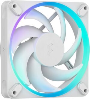 Fractal Design Momentum 12 RGB Fan, 120mm PWM Fan, 2200RPM Fan Speed, 62.44 CFM Airflow, ARGB Gen 2 Lighting, 28.03 dBA Noise Level, Black