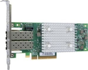 HPE SN1100Q 16Gb Dual Port HBA, Low Profile, 14.025 Gbps Data Transfer, PCIe 3.0, Fibre Optic, 2 Expansion Slots