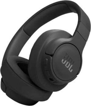 JBL Tune 770NC Adaptive Noise Cancelling Wireless Over-Ear Headphones, Pure Bass Sound, Smart Ambient, Bluetooth 5.3, Le Audio, VoiceAware, 70H Battery, Multi-Point Connect, Black